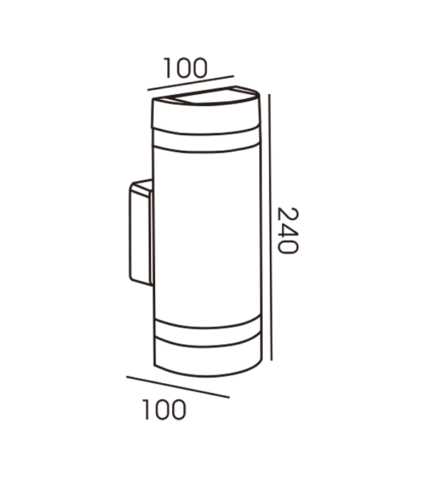 100 반원형 스트라이프 더블 헤드 단일 벽 램프 HR60172 100 반원형 스트라이프 더블 헤드 단일 벽 램프 HR60172