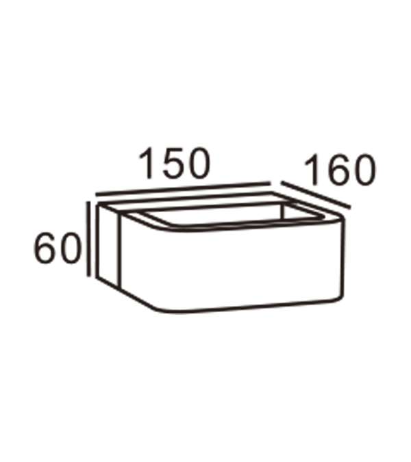 150 둥근 모서리 벽 조명 HR60071 150 둥근 모서리 벽 조명 HR60071