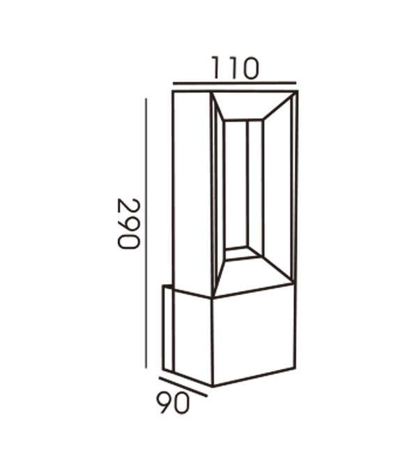 110 4개의 경사진 조명 벽 램프 HR60092 110 4개의 경사진 조명 벽 램프 HR60092