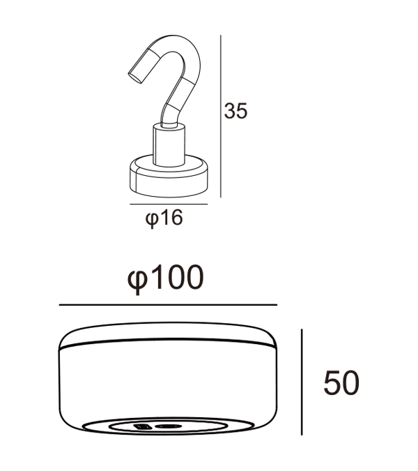 후크 충전 램프 HR95017 후크 충전 램프 HR95017