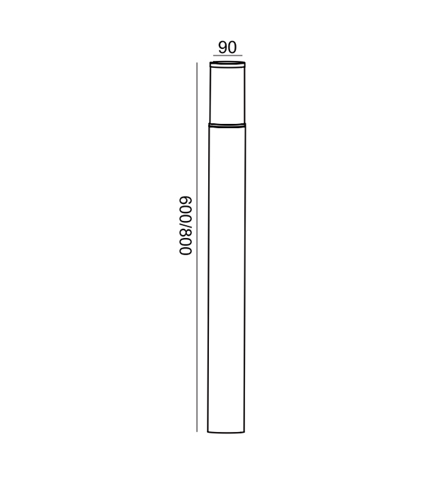 LED 소형 허리 정원 조명 HR60733-800 LED 소형 허리 정원 조명 HR60733-800