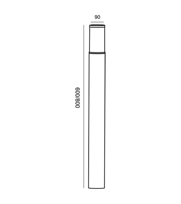 LED 소형 허리 정원 조명 HR60733-600 LED 소형 허리 정원 조명 HR60733-600