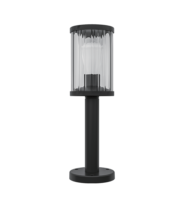 수직 줄무늬 유리 LED 정원 램프 HR60132-600 수직 줄무늬 유리 LED 정원 램프 HR60132-600